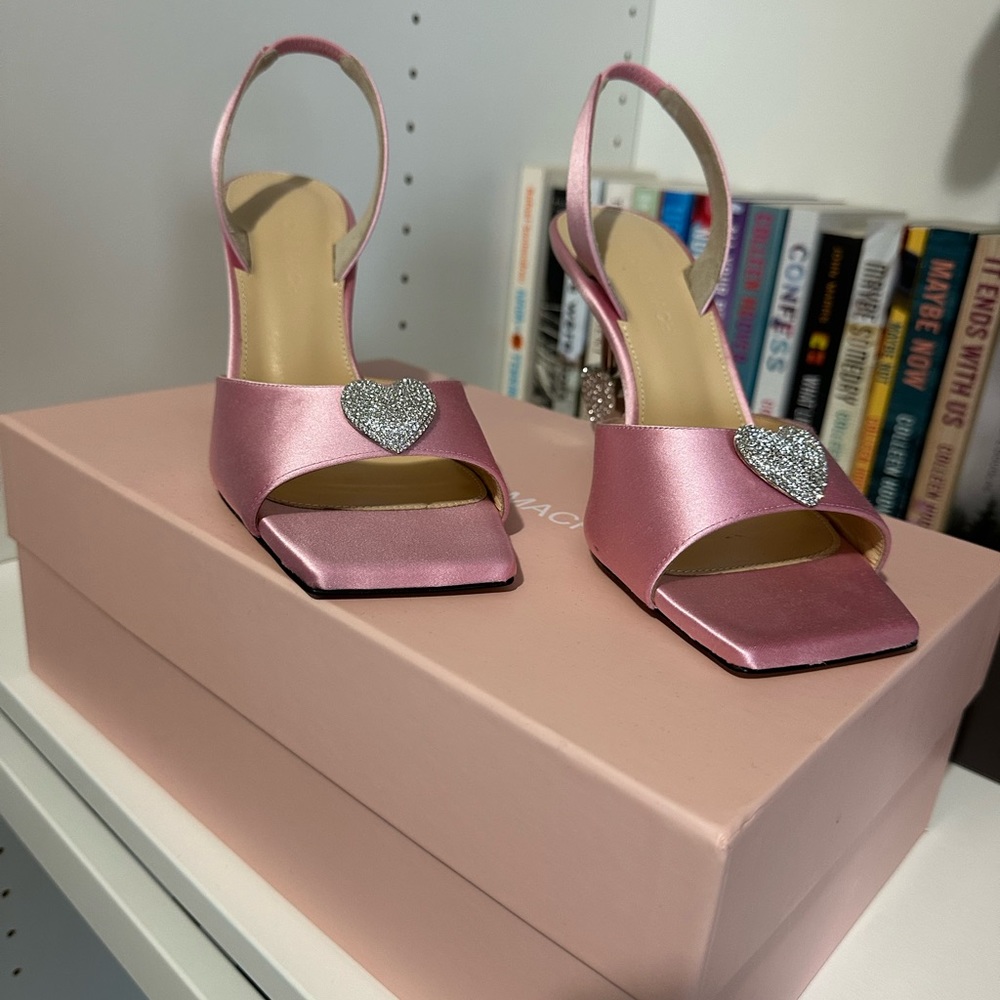 MACH & MACH
crystal heart 95mm sandals